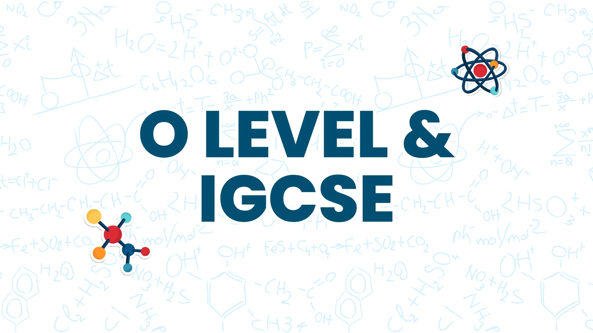 O Level & IGCSE Chemistry – 4 Month Course